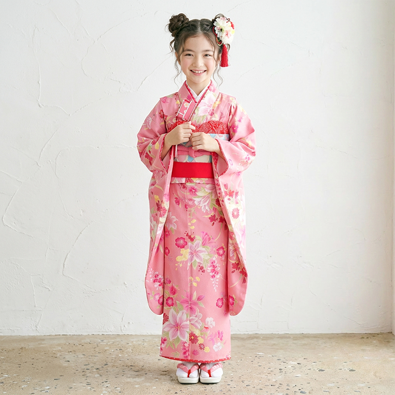 七五三着物7歳女の子画像