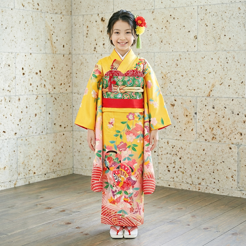 七五三着物7歳女の子画像
