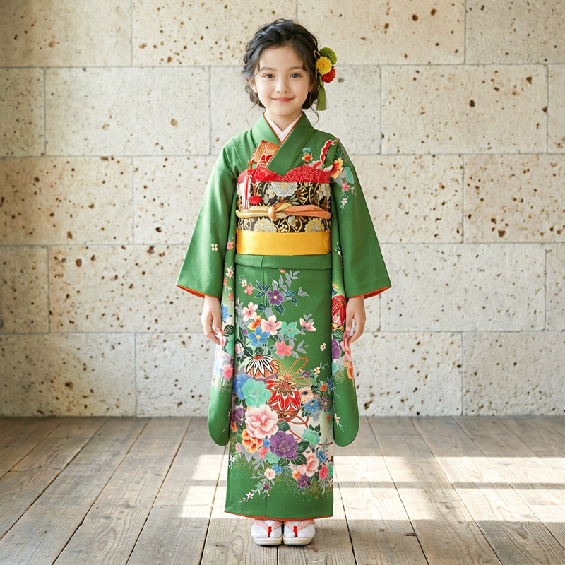 七五三着物7歳女の子画像