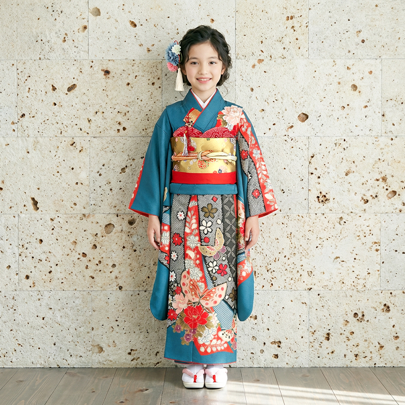 七五三着物7歳女の子画像