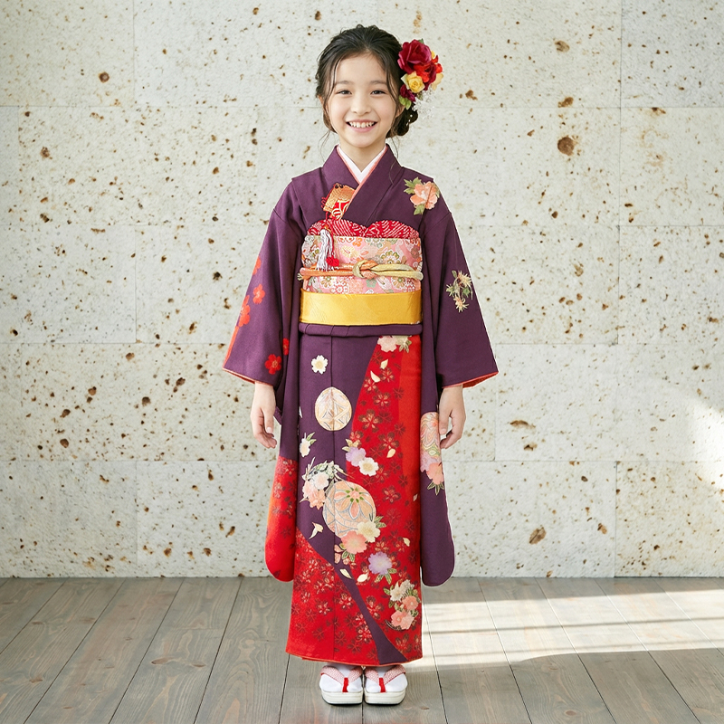 七五三着物7歳女の子画像
