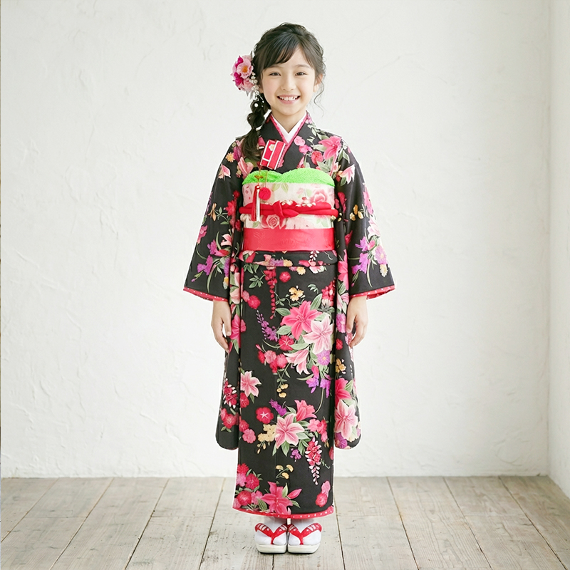 七五三着物7歳女の子画像