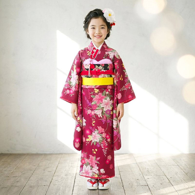 七五三着物7歳女の子画像