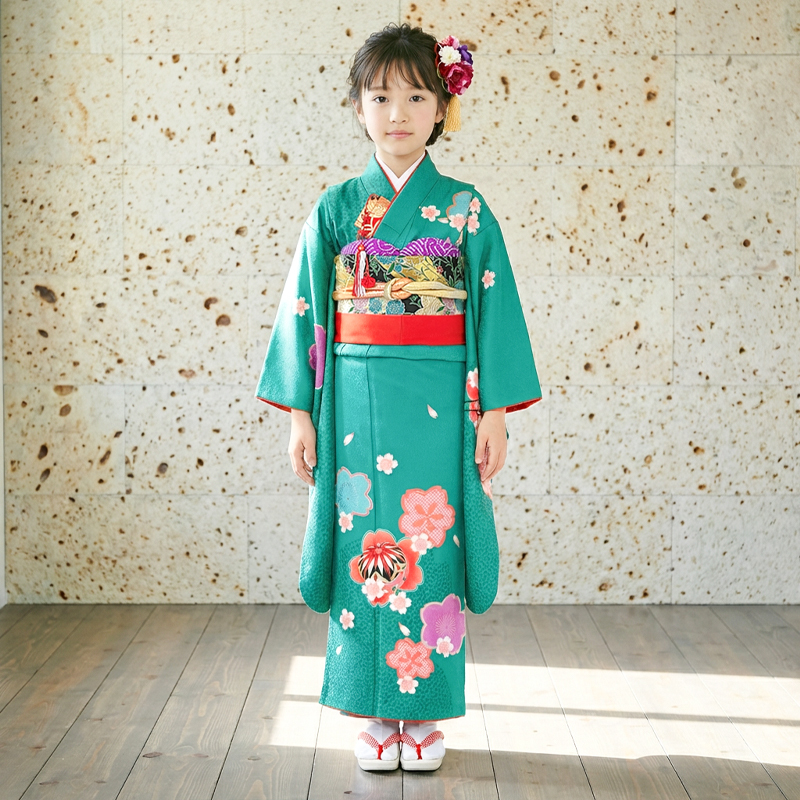 七五三着物7歳女の子画像