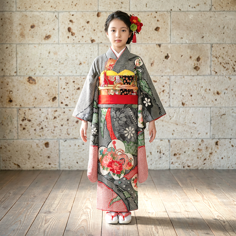 七五三着物7歳女の子画像
