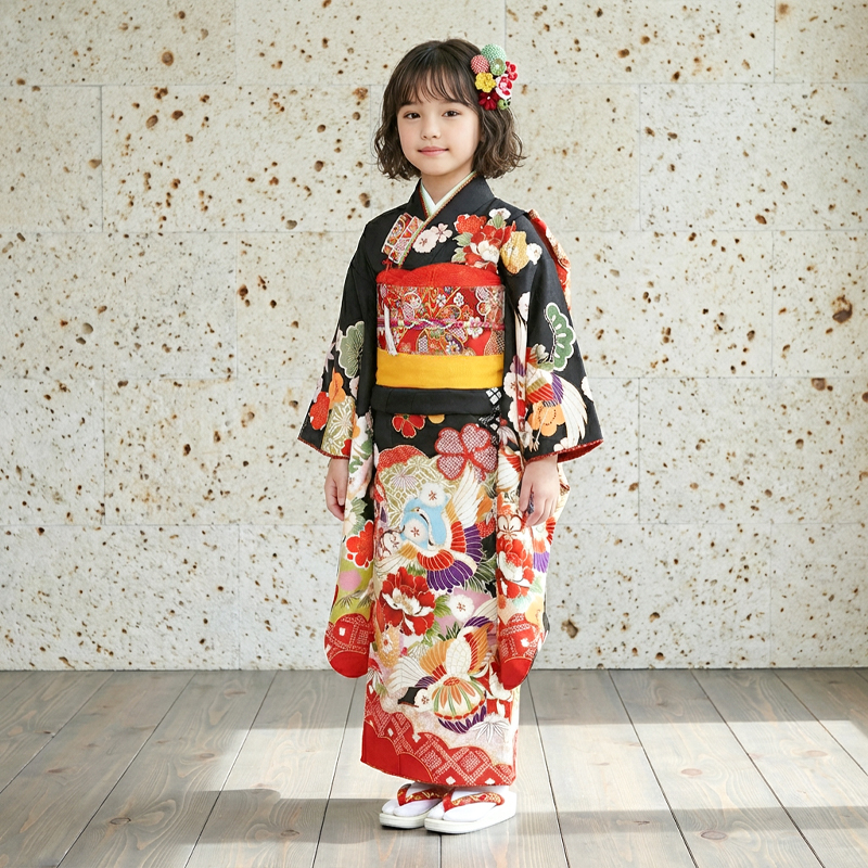 七五三着物7歳女の子画像