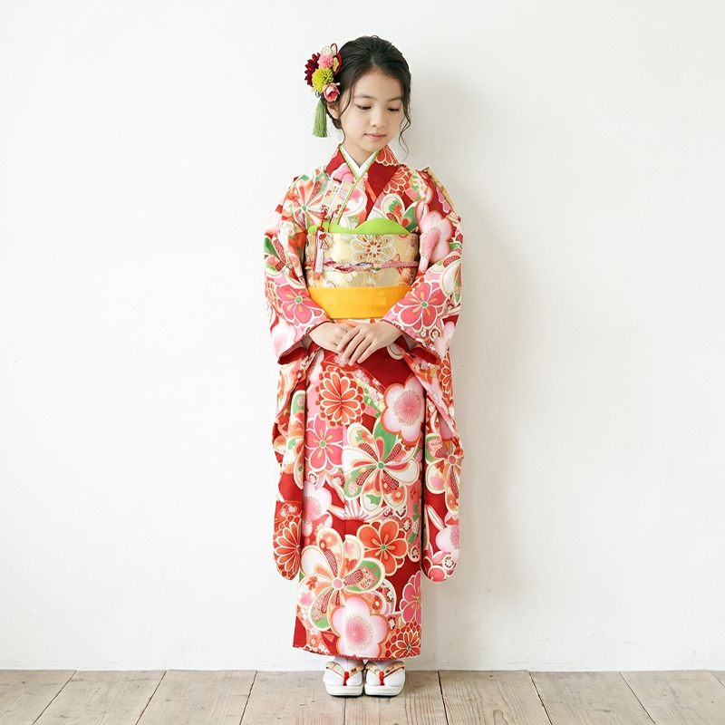 七五三着物7歳女の子画像