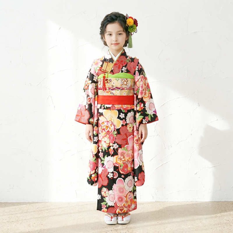 七五三着物7歳女の子画像