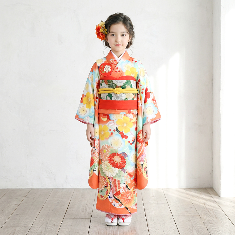 七五三着物7歳女の子画像