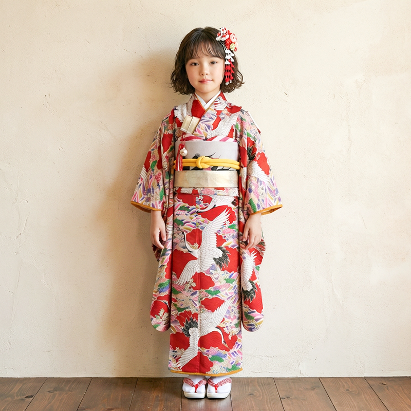 七五三着物7歳女の子画像