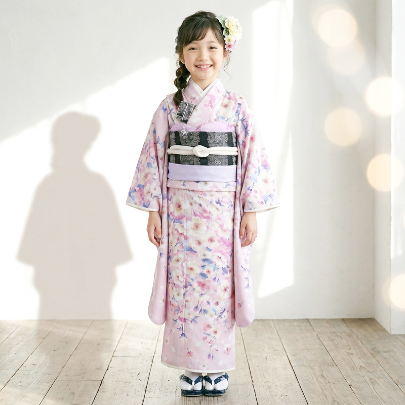 七五三着物7歳女の子画像