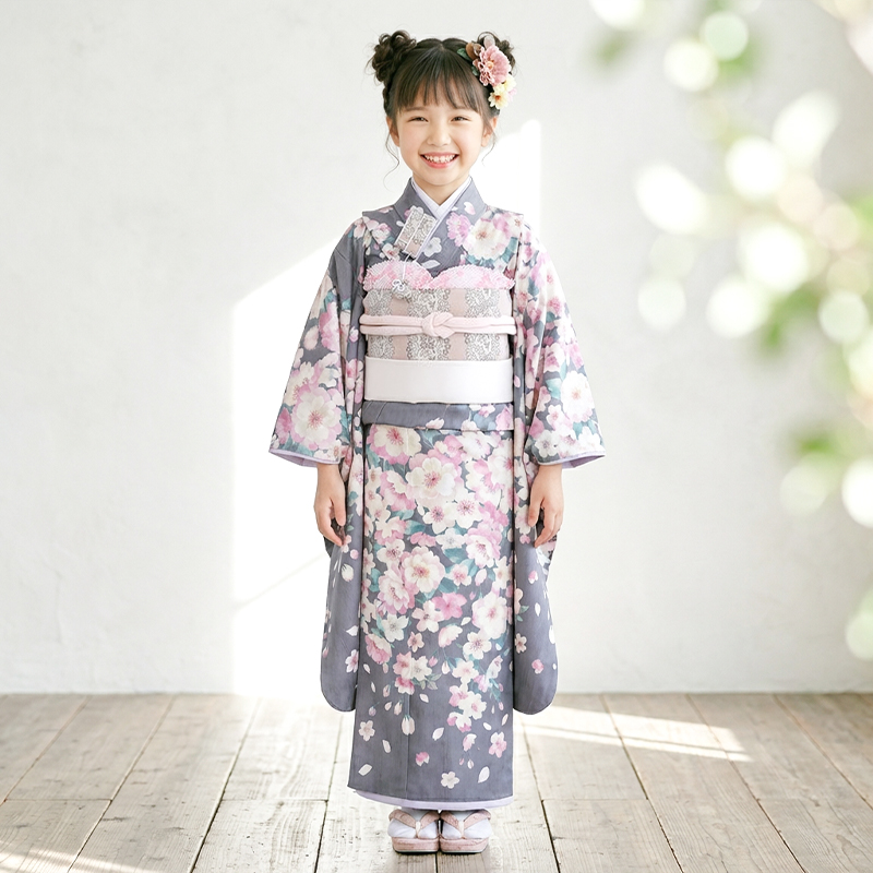 七五三着物7歳女の子画像