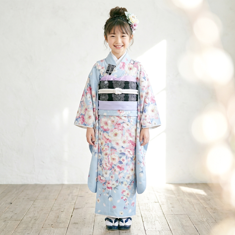 七五三着物7歳女の子画像