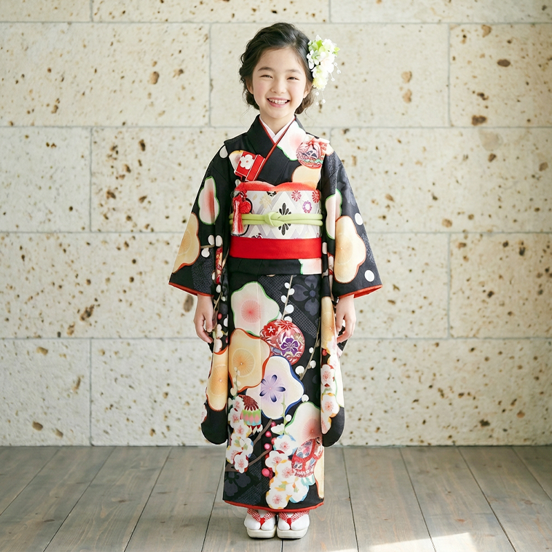 七五三着物7歳女の子画像
