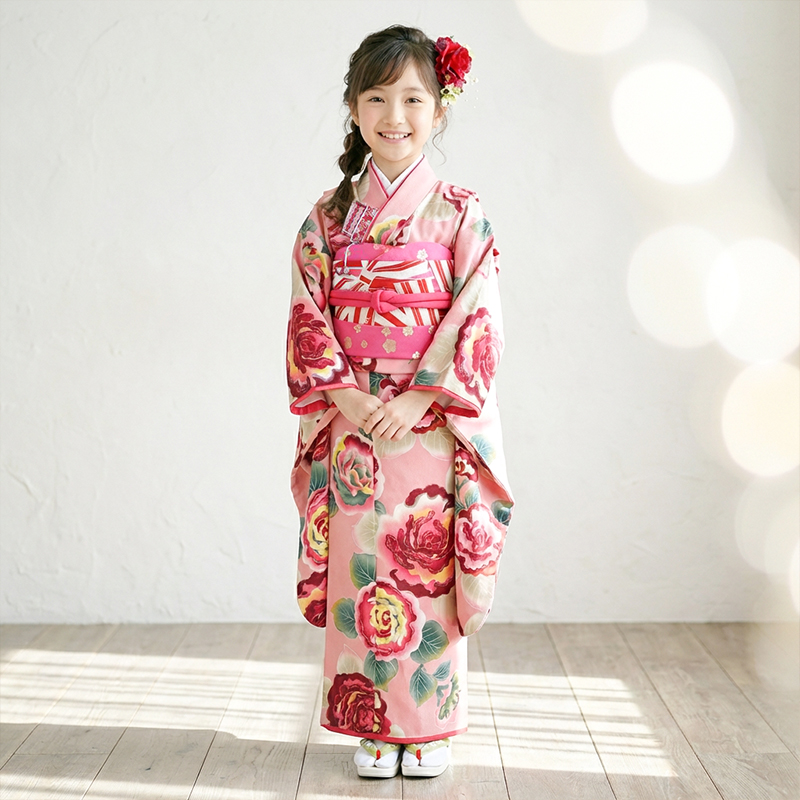 七五三着物7歳女の子画像