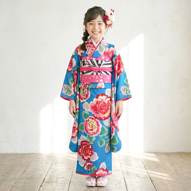 七五三着物7歳女の子画像