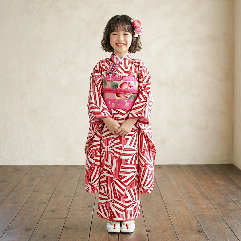七五三着物7歳女の子画像