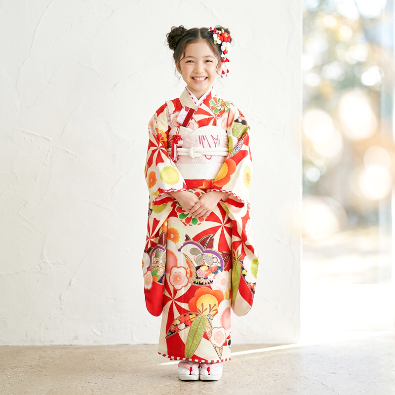 七五三着物7歳女の子画像