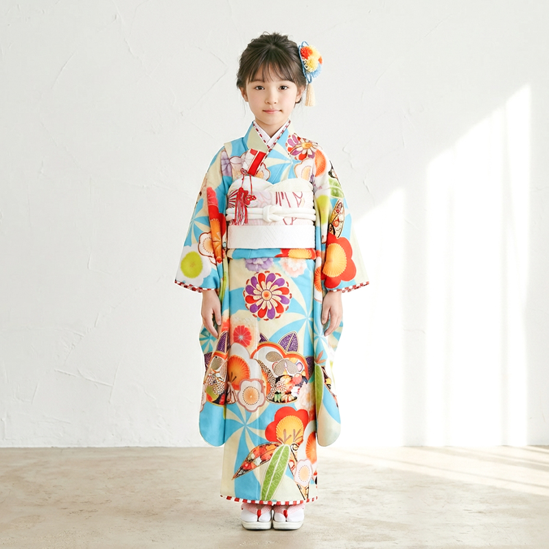 七五三着物7歳女の子画像