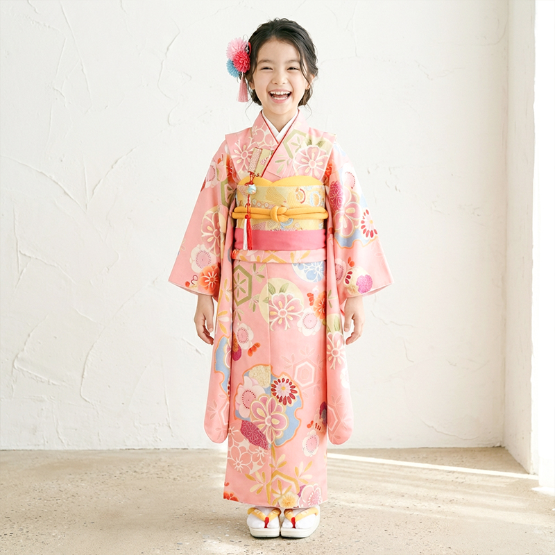 七五三着物7歳女の子画像