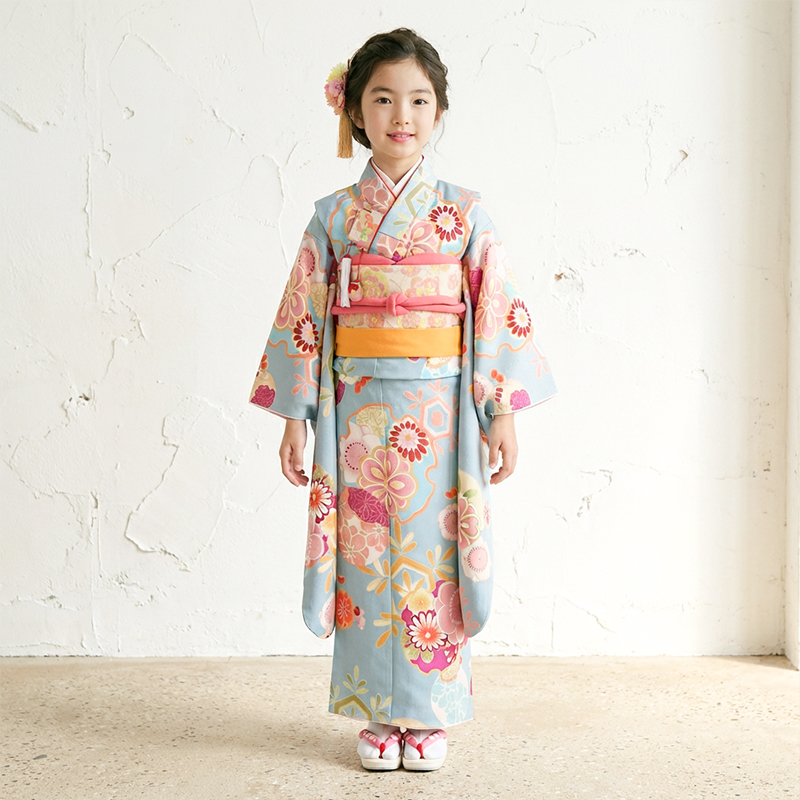 七五三着物7歳女の子画像