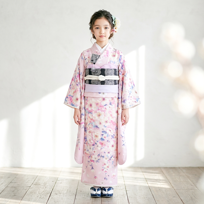 七五三着物7歳女の子画像