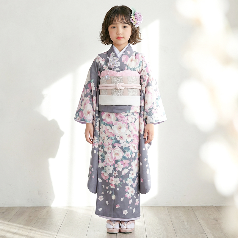 七五三着物7歳女の子画像