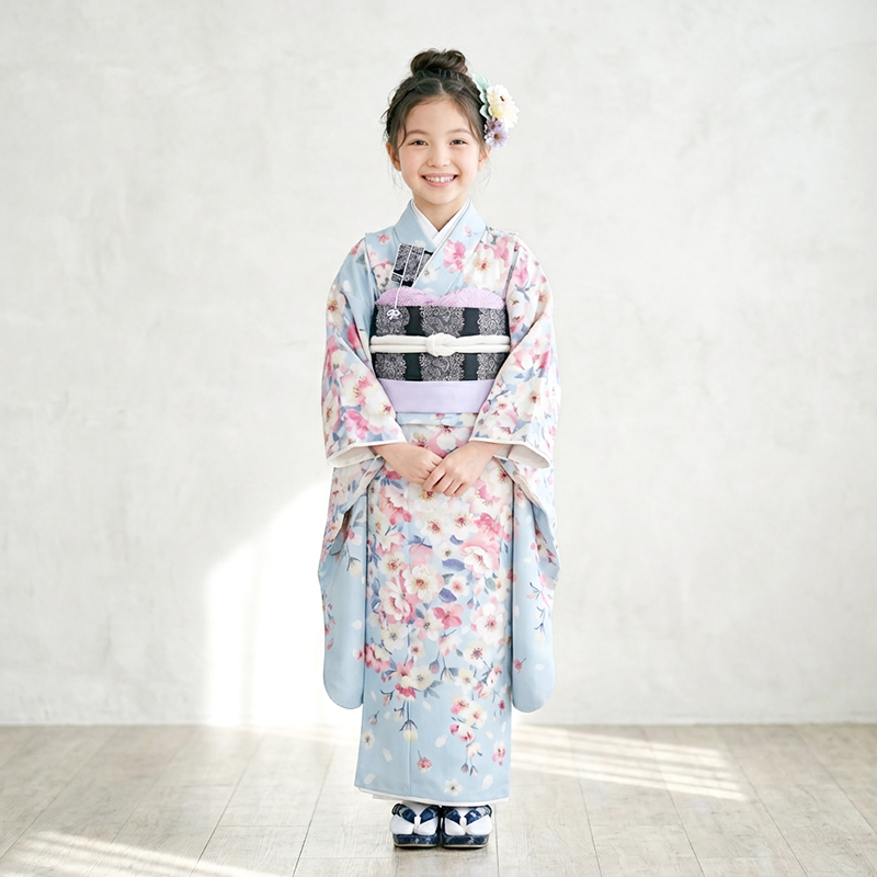 七五三着物7歳女の子画像