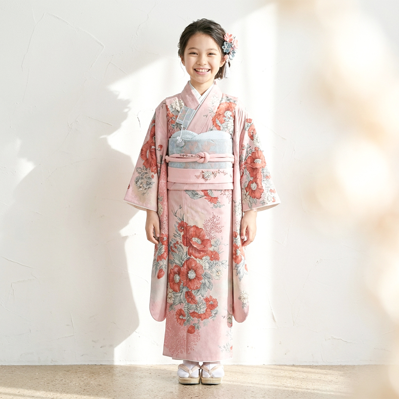 七五三着物7歳女の子画像