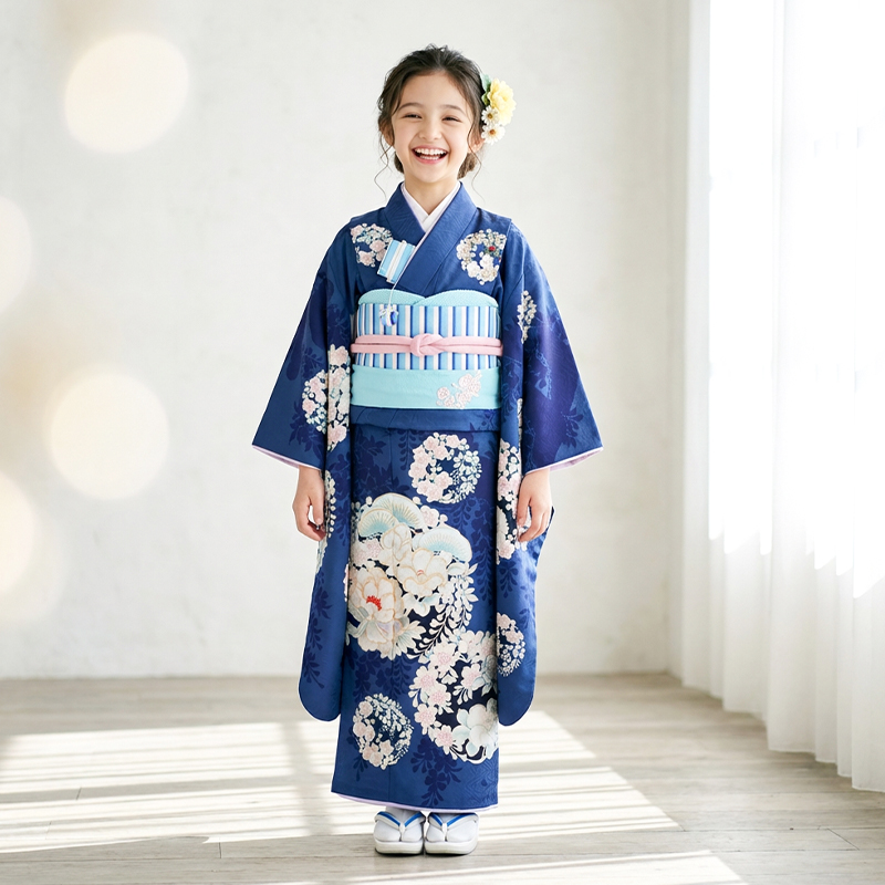 七五三着物7歳女の子画像