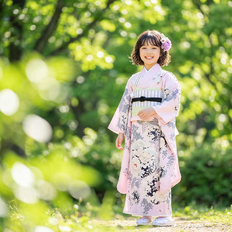 七五三着物7歳女の子画像