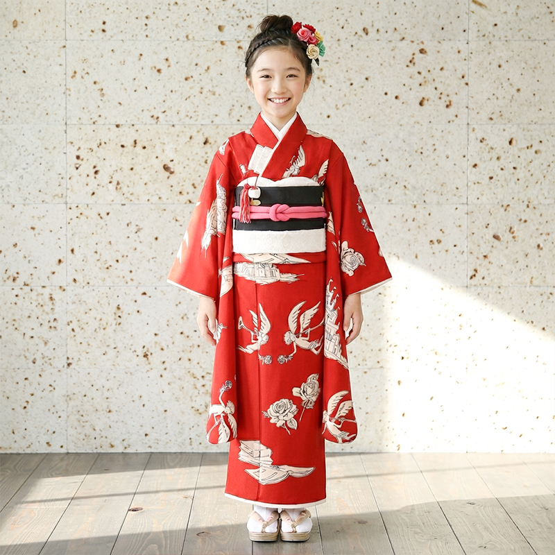 七五三着物7歳女の子画像
