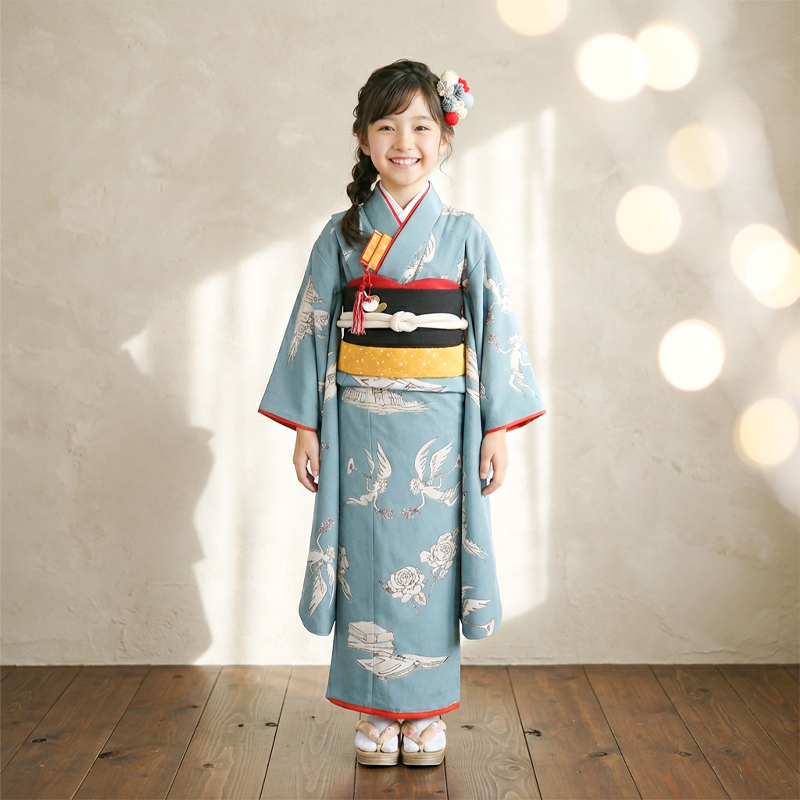 七五三着物7歳女の子画像