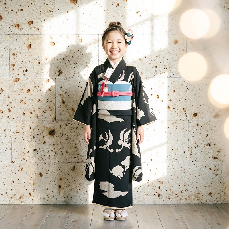 七五三着物7歳女の子画像