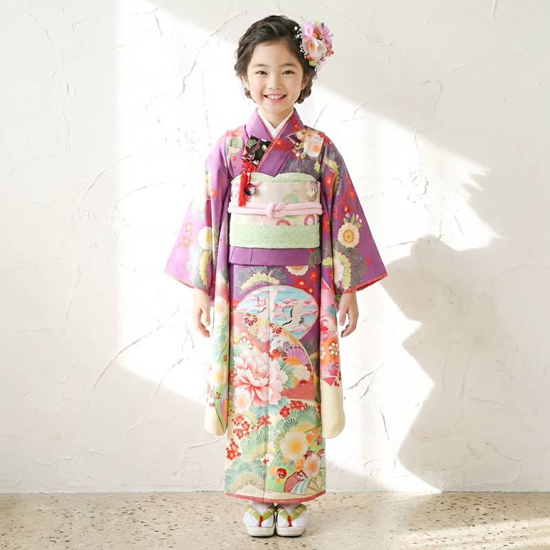 七五三着物7歳女の子画像