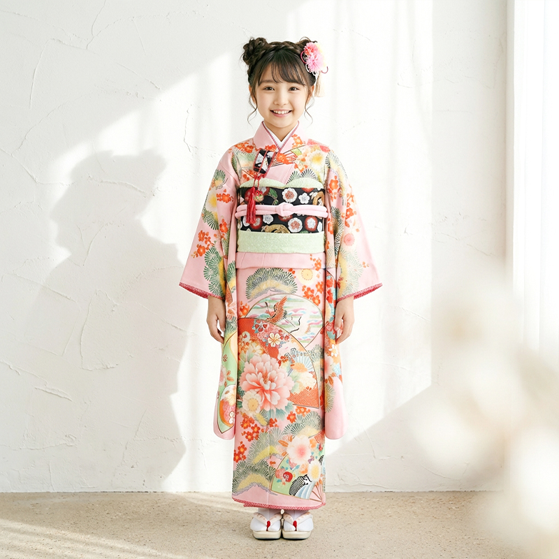 七五三着物7歳女の子画像