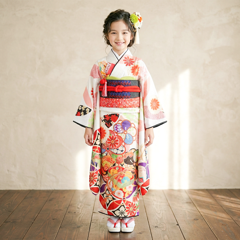 七五三着物7歳女の子画像