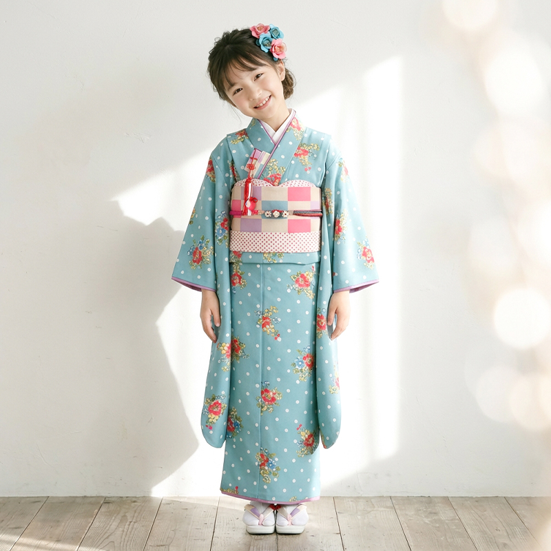 七五三着物7歳女の子画像