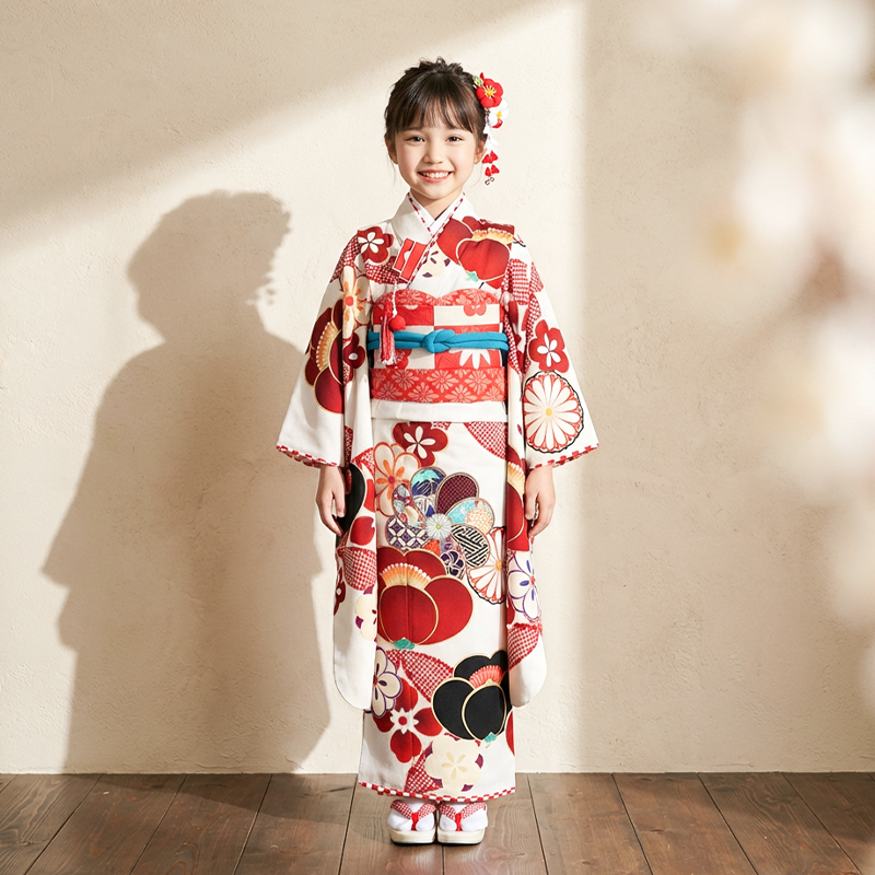 七五三着物7歳女の子画像