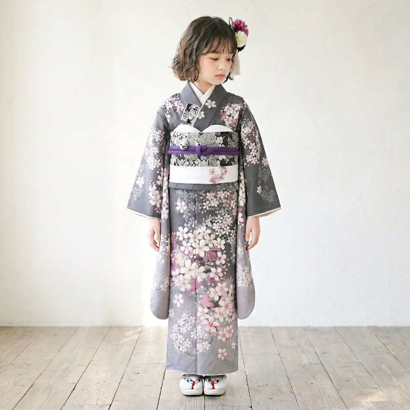 七五三着物7歳女の子画像