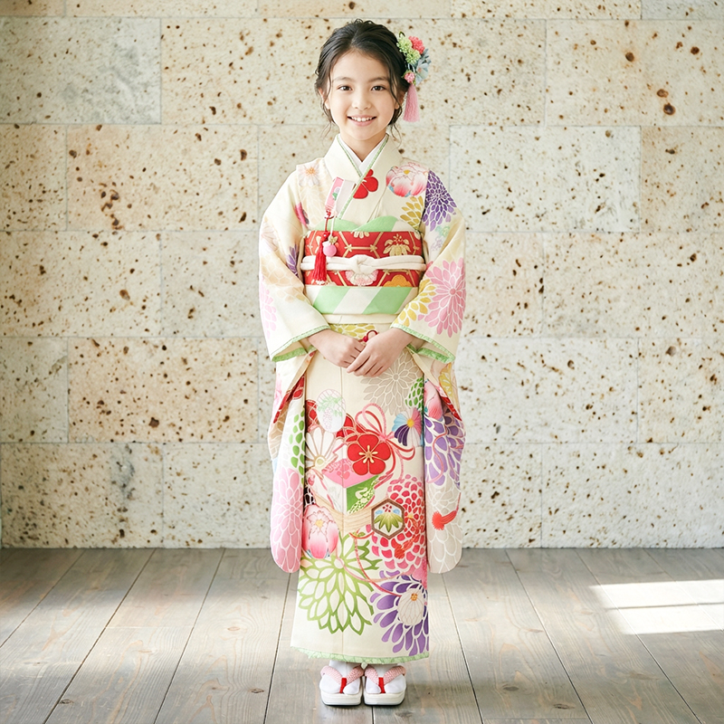 七五三着物7歳女の子画像