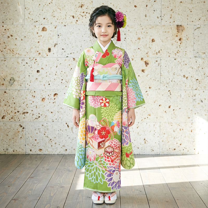 七五三着物7歳女の子画像