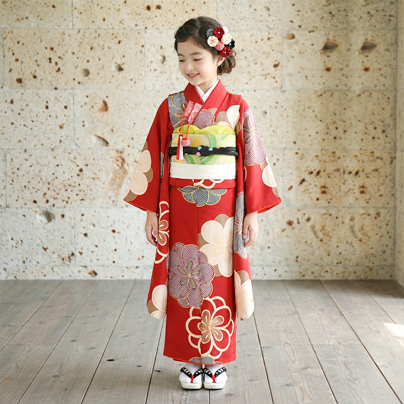 七五三着物7歳女の子画像