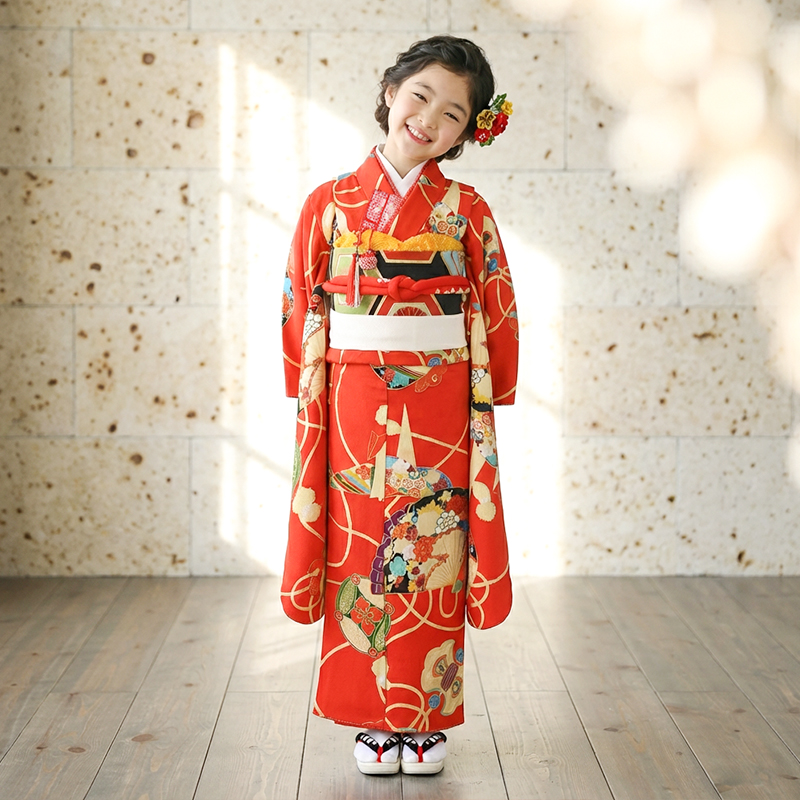 七五三着物7歳女の子画像