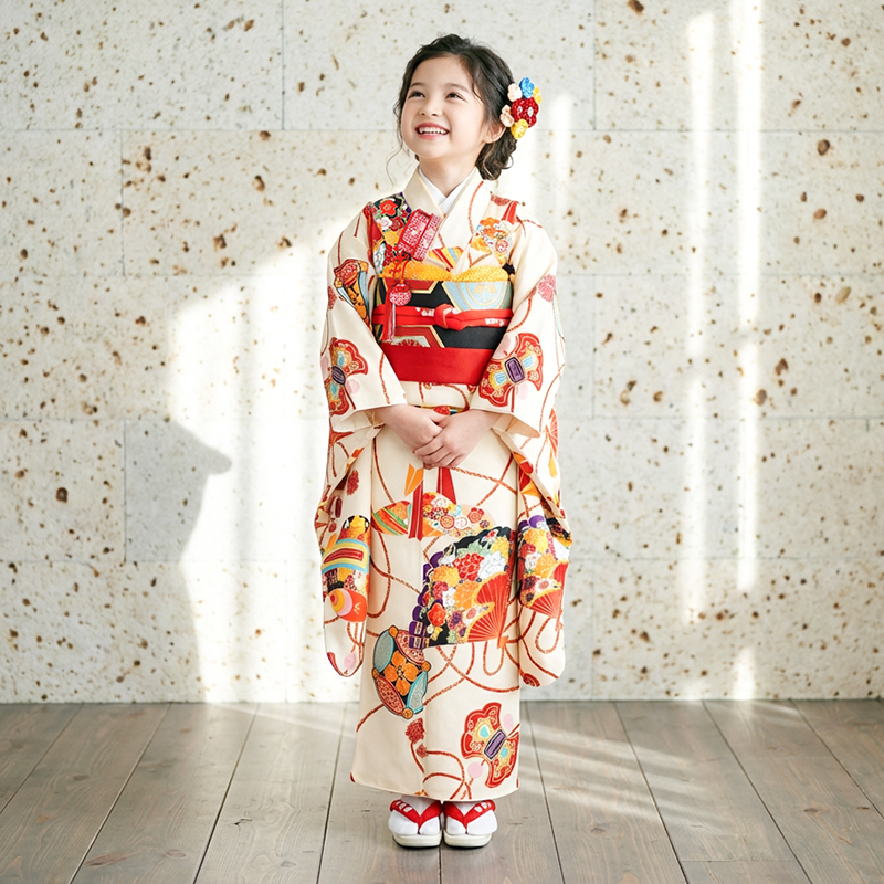 七五三着物7歳女の子画像