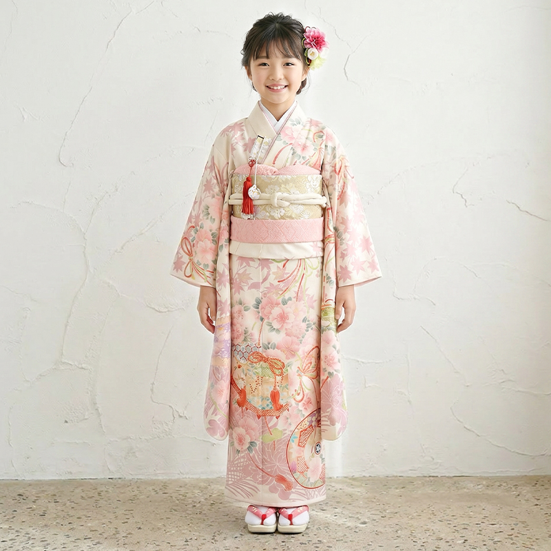 七五三着物7歳女の子画像