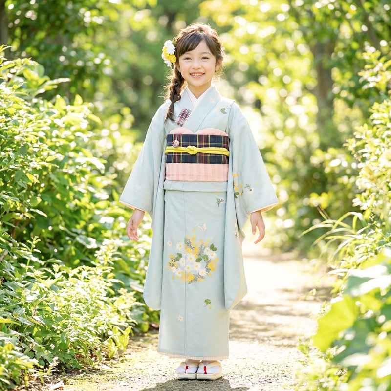 七五三着物7歳女の子画像