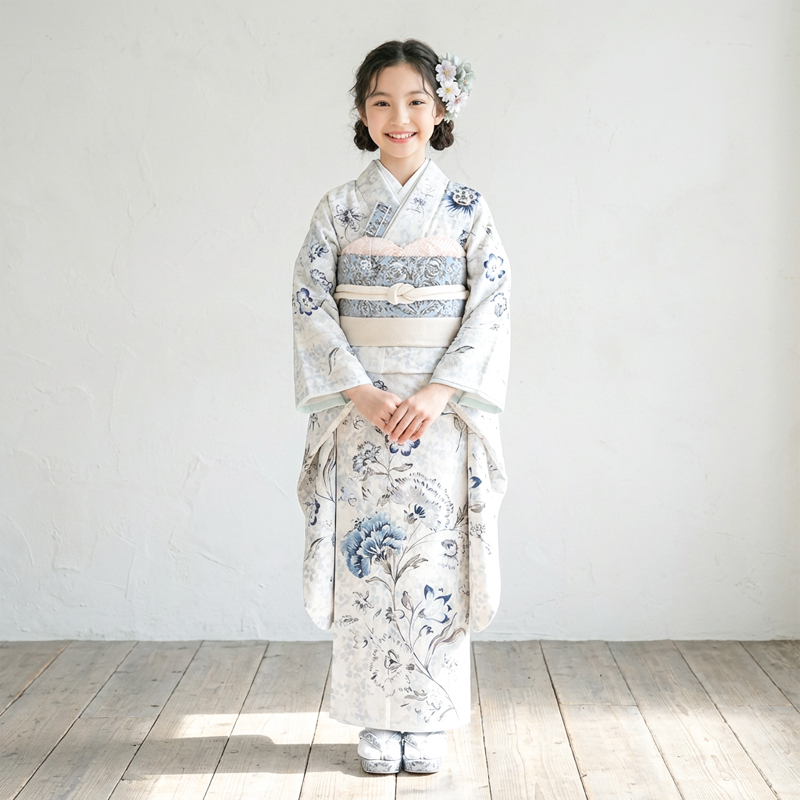 七五三着物7歳女の子画像