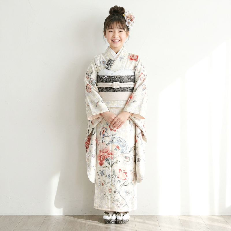 七五三着物7歳女の子画像