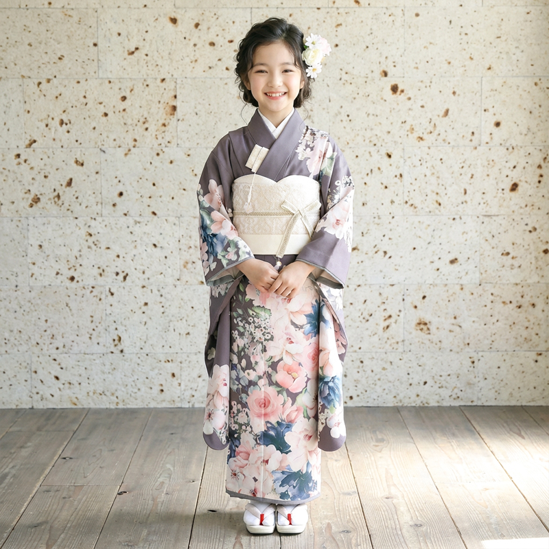 七五三着物7歳女の子画像